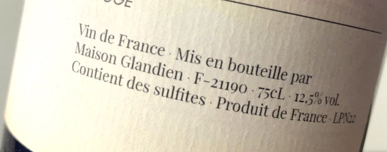 (image for) Glandien L'OUVERTURE BLANC 2022 [GL ]